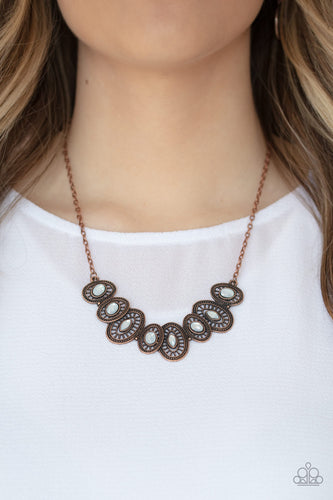 Trinket Trove- Copper Necklace- Paparazzi Accessories