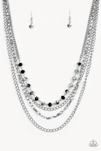 Load image into Gallery viewer, Extravagant Elegance- Silver and Multi Colored Necklace- Paparazzi Accessories