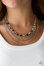 Load image into Gallery viewer, Extravagant Elegance- Silver and Multi Colored Necklace- Paparazzi Accessories