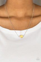 Load image into Gallery viewer, Fashionably Fantabulous- Yellow and Silver Necklace- Paparazzi Accessories