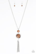 Load image into Gallery viewer, Have Some Common Sensei- Brown and Silver Necklace- Paparazzi Accessories