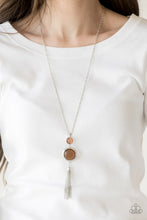 Load image into Gallery viewer, Have Some Common Sensei- Brown and Silver Necklace- Paparazzi Accessories