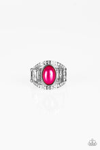 Load image into Gallery viewer, Radiating Riches- Pink and Silver Ring- Paparazzi Accessories