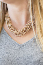 Load image into Gallery viewer, Wide Open Spaces- Brown and Silver Necklace- Paparazzi Accessories