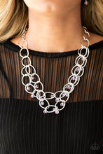 Load image into Gallery viewer, Yacht Tour- Pink and Silver Necklace- Paparazzi Accessories