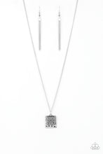Load image into Gallery viewer, Back To Square One- Silver Necklace- Paparazzi Accessories