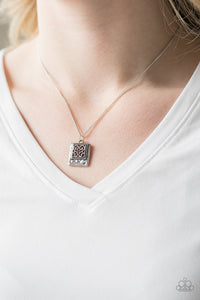 Back To Square One- Silver Necklace- Paparazzi Accessories