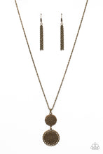 Load image into Gallery viewer, Meet Me At The Garden Gate- Brass Necklace- Paparazzi Accessories