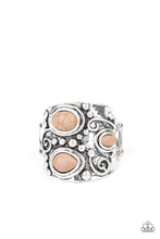 Load image into Gallery viewer, Modern Mountain Ranger- Brown and Silver Ring- Paparazzi Accessories