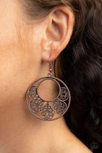Load image into Gallery viewer, Petal Promenade- Copper Earrings- Paparazzi Accessories