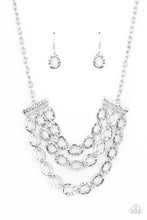 Load image into Gallery viewer, Repeat After Me- Silver Necklace- Paparazzi Accessories