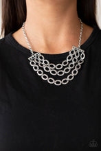 Load image into Gallery viewer, Repeat After Me- Silver Necklace- Paparazzi Accessories