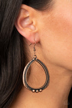 Load image into Gallery viewer, Terra Topography- Copper Earrings- Paparazzi Accessories