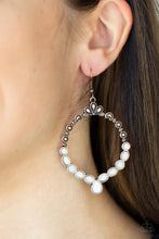 Load image into Gallery viewer, Thai Treasures- White and Copper Earrings- Paparazzi Accessories