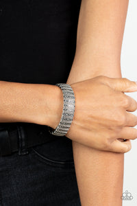 The GRIT Factor- Silver Bracelet- Paparazzi Accessories