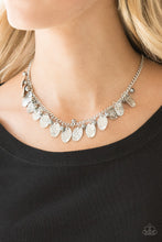 Load image into Gallery viewer, Vintage Gardens- Silver Necklace- Paparazzi Accessories