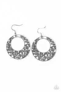 Wistfully Winchester- Silver Earrings- Paparazzi Accessories