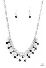 Load image into Gallery viewer, You May Kiss The Bride- Black and Silver Necklace- Paparazzi Accessories