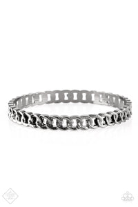 Might and CHAIN- Gunmetal Bracelet- Paparazzi Accessories