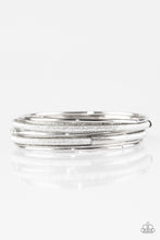 Load image into Gallery viewer, Pay A Hefty Shine- Silver Bracelets- Paparazzi Accessories