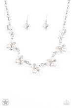 Load image into Gallery viewer, Toast To Perfection- White and Silver Necklace- Paparazzi Accessories