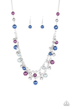 Load image into Gallery viewer, Fantastic Flair- Multicolored Silver Necklace- Paparazzi Accessories