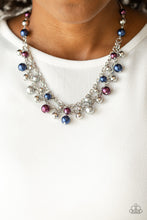 Load image into Gallery viewer, Fantastic Flair- Multicolored Silver Necklace- Paparazzi Accessories