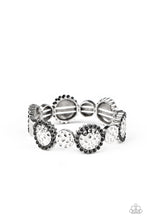 Load image into Gallery viewer, Mixed Up Metro- Black and Silver Bracelet- Paparazzi Accessories