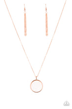 Load image into Gallery viewer, Shimmering Seashores- White and Copper Necklace- Paparazzi Accessories