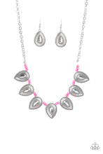 Load image into Gallery viewer, Terra Trailblazer- Pink and Silver Necklace- Paparazzi Accessories