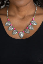Load image into Gallery viewer, Terra Trailblazer- Pink and Silver Necklace- Paparazzi Accessories