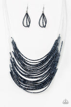 Load image into Gallery viewer, Catwalk Queen- Blue Necklace- Paparazzi Accessories
