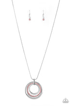 Load image into Gallery viewer, Gather Around Gorgeous- Pink and Silver Necklace- Paparazzi Accessories