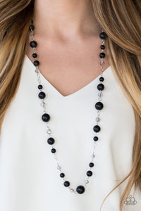 Make Your Own LUXE- Black and Silver Necklace- Paparazzi Accessories