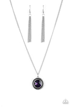 Load image into Gallery viewer, Mega Money- Purple and Silver Necklace- Paparazzi Accessories
