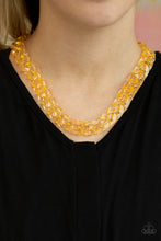 Load image into Gallery viewer, Put It On Ice-Gold Necklace- Paparazzi Accessories
