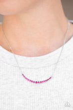 Load image into Gallery viewer, Rockin Rhinestones- Pink and Silver Necklace- Paparazzi Accessories