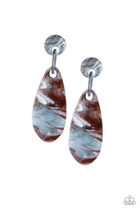A HAUTE Commodity- Brown Earrings- Paparazzi Accessories