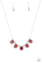 Load image into Gallery viewer, Next Level Luster- Red and Silver Necklace- Paparazzi Accessories