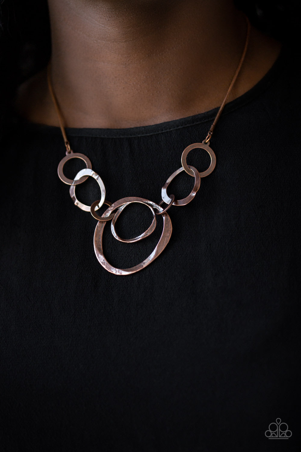 Progressively Vogue- Copper Necklace- Paparazzi Accessories