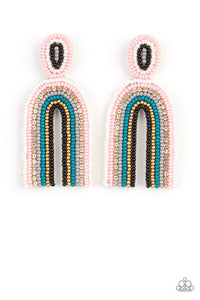 Rainbow Remedy- Multicolored Earrings- Paparazzi Accessories