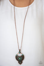 Load image into Gallery viewer, Solar Energy- Blue and Copper Necklace- Paparazzi Accessories