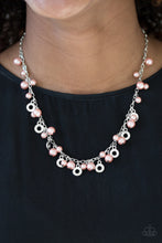 Load image into Gallery viewer, Elegant Ensemble- Orange and Silver Necklace- Paparazzi Accessories