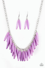 Load image into Gallery viewer, Full Of Flavor- Purple and Silver Necklace- Paparazzi Accessories