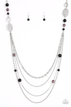 Load image into Gallery viewer, The SUMMERTIME Of Your Life- Black and Silver Necklace- Paparazzi Accessories