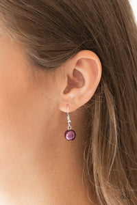Uptown Talker- Purple and Silver Necklace- Paparazzi Accessories
