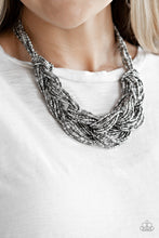 Load image into Gallery viewer, City Catwalk- Silver Necklace- Paparazzi Accessories
