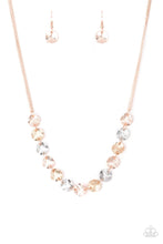 Load image into Gallery viewer, Simple Sheen- Multi-toned Rose Gold Necklace- Paparazzi Accessories