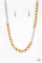 Load image into Gallery viewer, Power To The People- Gold and Silver Necklace- Paparazzi Accessories