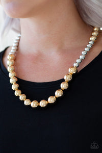 Power To The People- Gold and Silver Necklace- Paparazzi Accessories